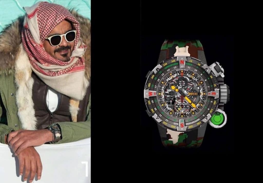 часы Richard Mille RM 25-01 у Джоана