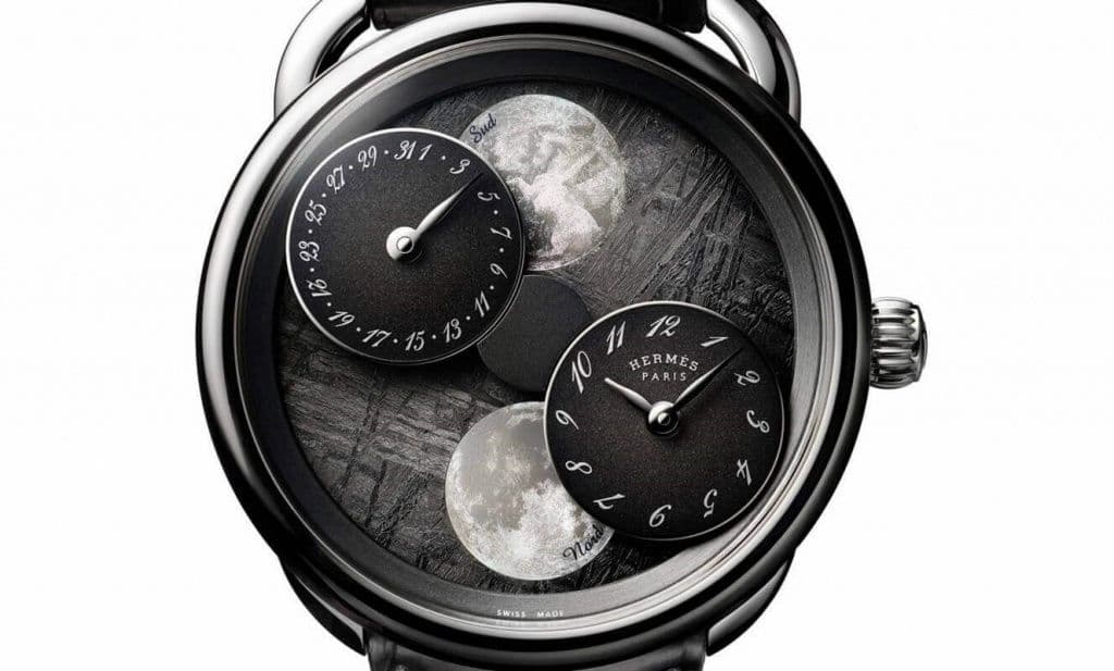 циферблат часов Hermes Arceau L'heure de la lune