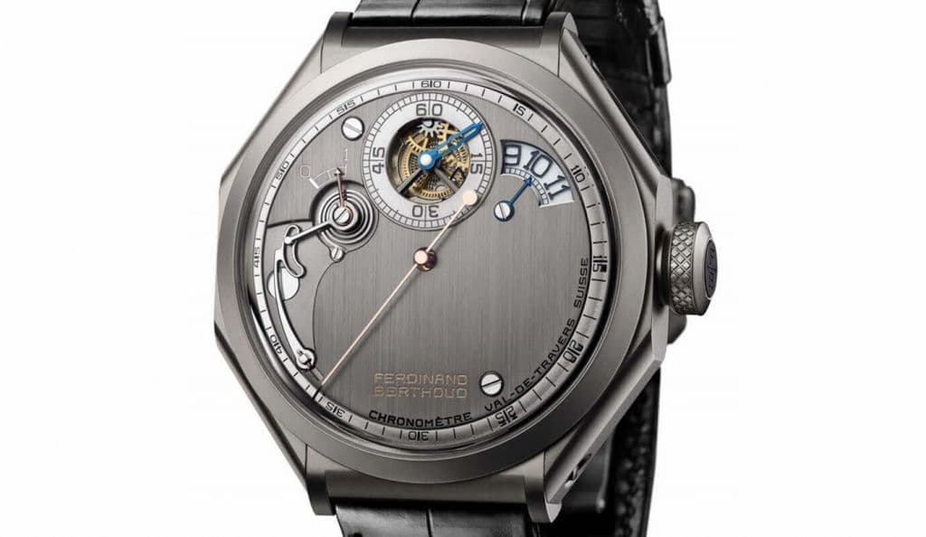 часы Chronometry Ferdinand Berthoud Carbulised Steel Regulator