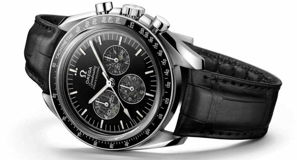 сапфировое остекление циферблата часов Omega Speedmaster Moonwatch 321 Platinum