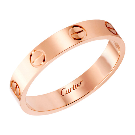 Кольцо Cartier Love из розового золота размеры:15.5(49), 16(50), 16.5(52), 19.25(61)
