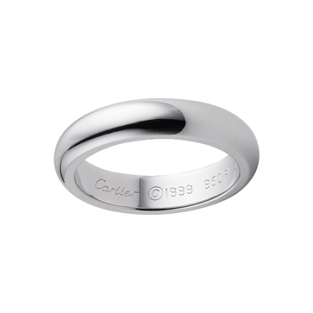 Обручальное кольцо Cartier из платины 15(45) размер